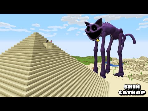 SURVIVING FROM SHIN CATNAP in Minecraft Part 2 - Gameplay - Coffin Meme