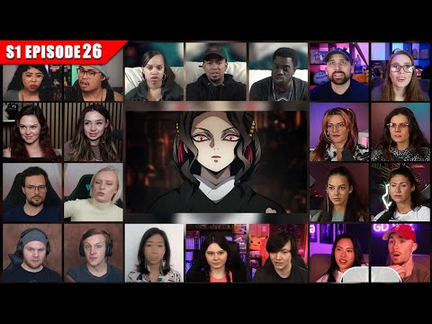 [Full Episode] Demon Slayer: Kimetsu no Yaiba Season 1 Episode 26 Reaction Mashup | 鬼滅の刃