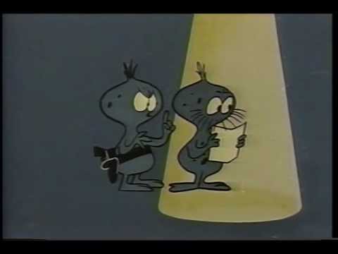 BULLWINKLE "JET FUEL FORMULA" SEGMENT WITH ORIGINAL LAUGH TRACK