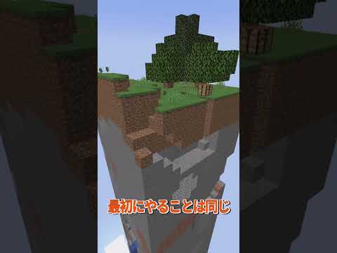 １チャンクの鬼畜すぎる世界でハードコアしたら革命が起きた。#マイクラ