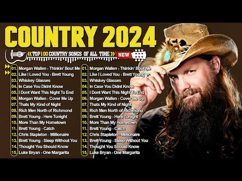 Country Music 2024 - Chris Stapleton, Morgan Wallen, Luke Combs, Brett Young, Kane Brown, Luke Bryan