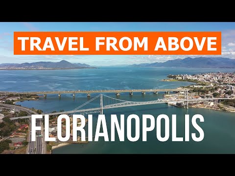 Florianopolis from drone | 4k video | Brazil, Florianopolis from above