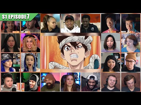 [Full Episode] Dr. Stone Season 1 Episode 7 Reaction Mashup | ドクターストーン