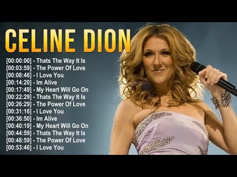 Celine Dion Greatest Hits  Full Album || The Best of Celine Dion