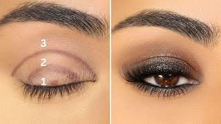 How To: Easiest Black/Brown Smokey Eyes with 2 Eyeshadows!