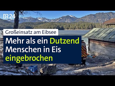 Rettungsaktion: Großeinsatz am Eibsee  | BR24