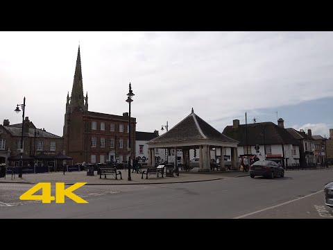 Whittlesey Walk: Town Centre【4K】