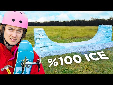 I Built the World's First Ice Skatepark