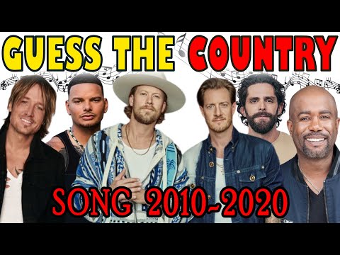 Guess the Country Song From 2010 till 2020 |  Country Music Quiz | Guess The Song Country Edition