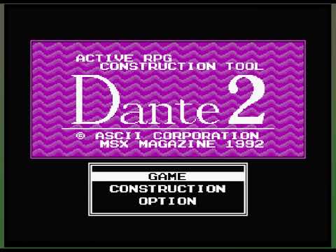 [BGM] [MSX2] [opll] RPGコンストラクションツール Dante 2 [RPG construction tool Dante 2]