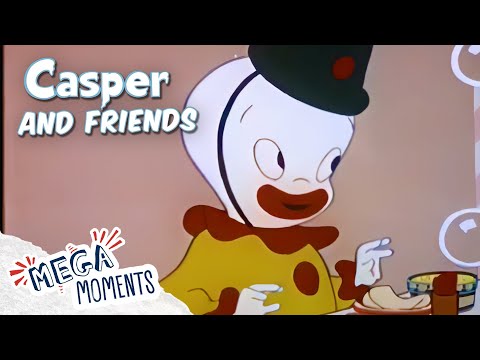 Casper the Clown! 🤡🤪 | Casper and Friends in 4k | Compilation | Mega Moments