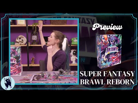 Super Fantasy Brawl Reborn Board Game Preview