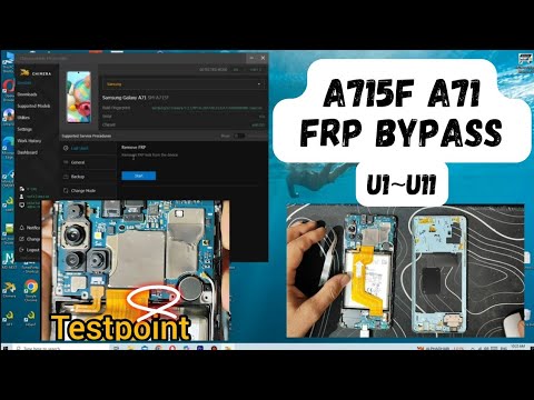 Samsung A71 A715F U11 testpoint frp bypass