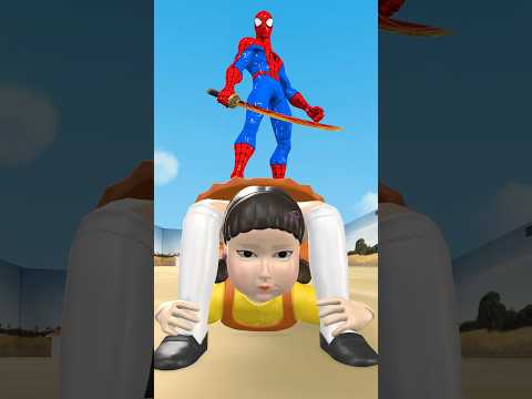 Siêu nhân nhện🕷️Spider-Man vs Squid game season 2 #1 #spiderman #squidgame #squidgame2 #gta