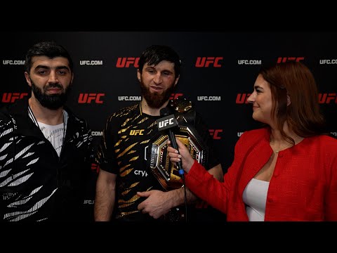 Magomed Ankalaev Backstage Interview | UFC 313