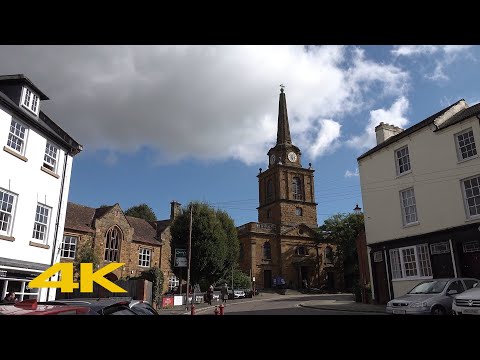 Daventry Walk: Town Centre【4K】