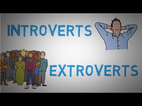 Difference Between Introverts and Extroverts - Introvert vs Extrovert Comparison (animated)