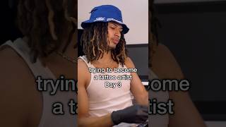 ASMR Practicing Tattooing Day 3🤞🏽🩸 #asmrvideo #tattoo #tattooartist #asmr #asmrcommunity #dodgers