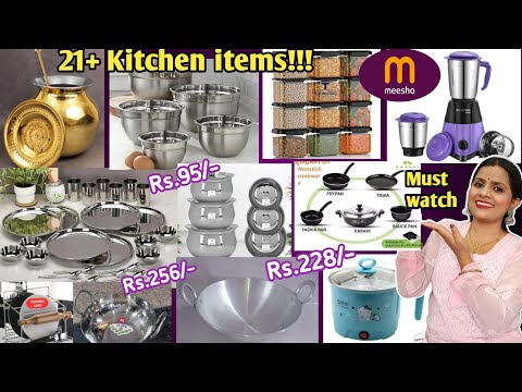 24 Meesho Kitchen Items You Must Have🤩 Starting 95Rs | Kitchen Appliances | Meesho Huge Kitchen haul