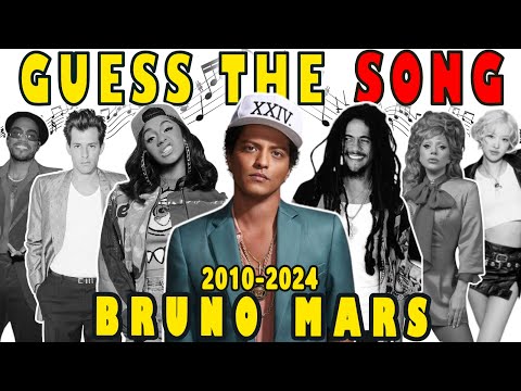 Guess the Song 🎶 Bruno Mars  2010-2024 | Music Quiz