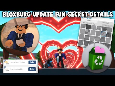 FUN SMALL BLOXBURG VALENTINES UPDATE "SECRET" DETAILS