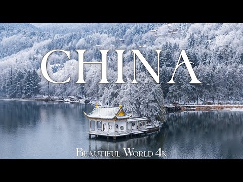 China 4K - Snowy Landscapes and Enchanting Winter Beauty of Harbin - Peaceful Piano Music