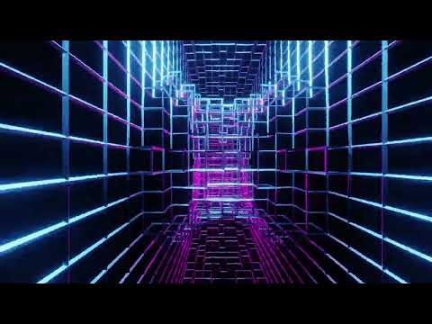 [4K] Spinning Cube Room DJ Visual - VJ Loop