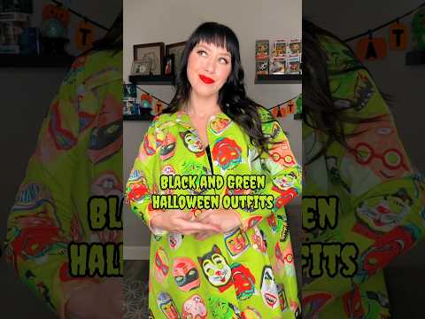 Orange & black is great but can we get some love for slime green? Which look is your fav? #halloween