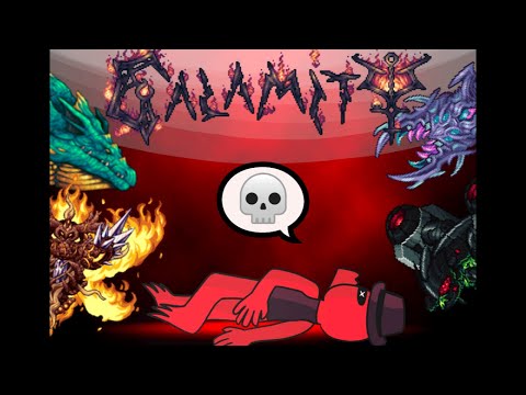 Fishmetal dying to Terraria's Calamity mod for 3 minutes