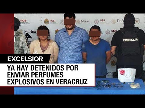 Detienen en Veracruz a sospechosos vinculados a explosivos disfrazados de perfumes