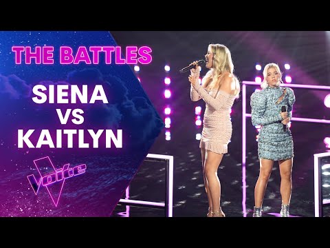 Siena & Kaitlyn Martin Sing Olivia Rodrigo's Driver's Licence | The Battles | The Voice Australia