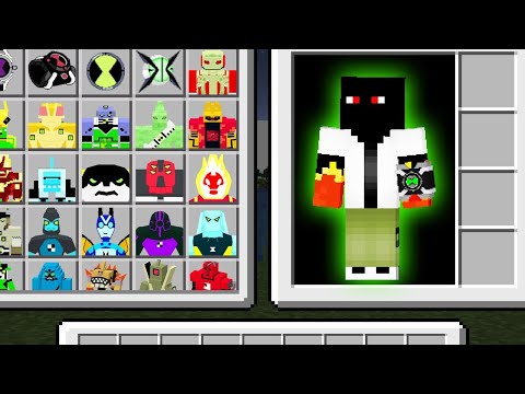 I COLLECTED ALL BEN 10 ALIENS IN MINECRAFT