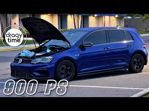 900 PS VW Golf 7.5R EA888 SRX950 Turbo | Acceleration from 100-200 Km/h & 60-130 mph