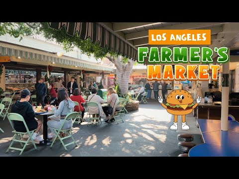 Exploring LA's Iconic Original Farmers Market 🍕🍎🍔