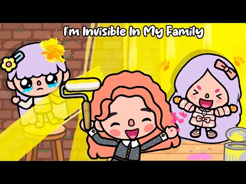 I'm Invisible In My Family 😭🐾 Very Sad Story | Toca Life World | Toca Boca