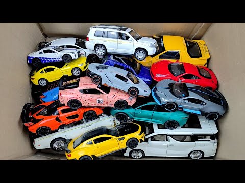 Box Full of Model Cars -Mazda Mx5, Koenigesgg Jesko, Lamborghini Scv12, Byd Yang Wang U8, Toyota Car