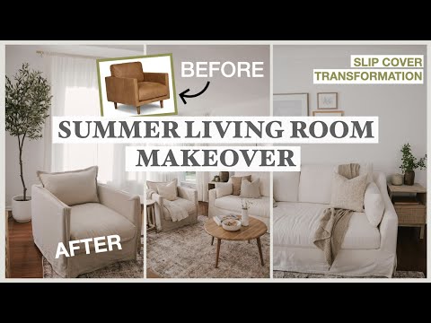 SUMMER LIVING ROOM REFRESH - RENTAL MADE HOME ROOM MAKEOVER