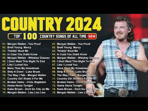 Morgan Wallen, Luke Combs, Kane Brown, Luke Bryan, Lee Brice, Jason Aldean - Country Music 2024