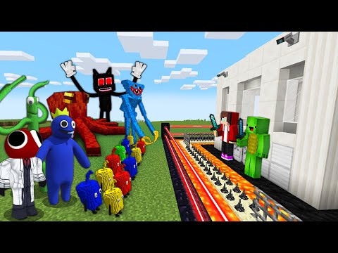 Best of Minecraft - Security Build Hacks vs Monsters