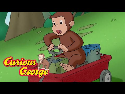 The Runaway Wagon 🐵 Curious George 🐵 Kids Cartoon 🐵 Kids Movies