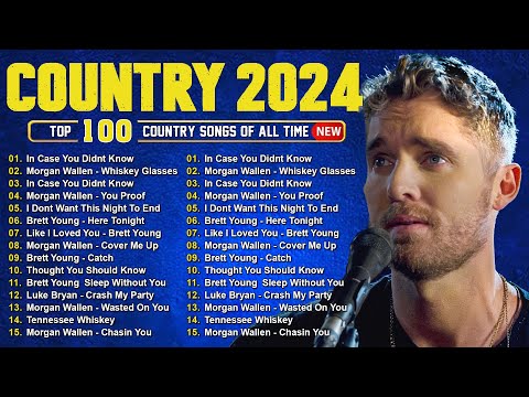 Country Music 2024 - Brett Young, Luke Combs, Morgan Wallen, Kane Brown, Luke Bryan, Chris Stapleton