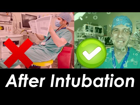 What Anesthesiologists do after Intubation - My Mnemonic