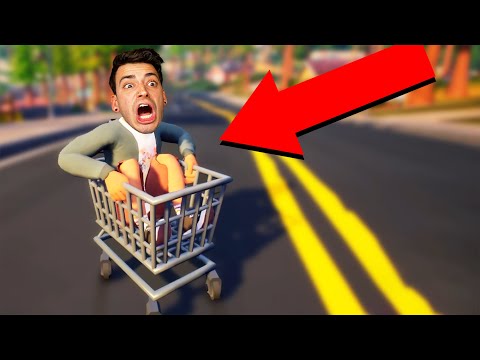 DOWNHILL SHOPPING CART RACING IS INSANE! (Carts Of Glory)