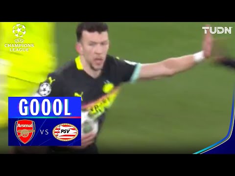 ¡POR EL HONOR! Golazo de Perisic | Arsenal 1-1 PSV Eindhoven | UEFA Champions League 24/25 | TUDN