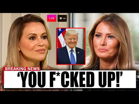 BREAKING: Alyssa Milano RIPS INTO Trump and Melania's Marriage In EXPLOSIVE Rant On Live TV