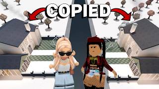 I COPIED A STRANGERS HOUSE In BLOXBURG *SHE GOT ANGRY*