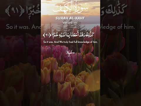 Most Beautiful Surah Of The Day | Surah Al-Kahf| Verses 89 to 94 #quran #quotes #shorts #shortsvideo