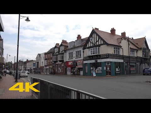 Abergele Walk: Town Centre & Beach【4K】