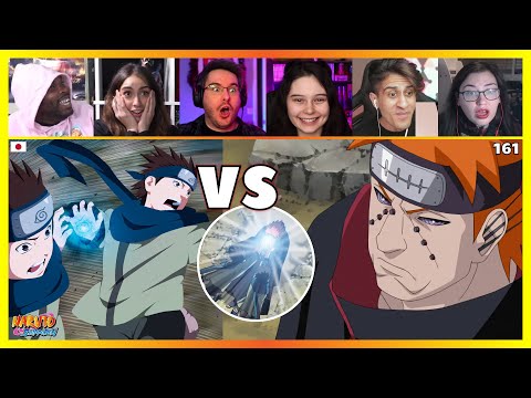 KONOHAMARU vs PAIN | Reaction Mashup [Naruto Shippuden 161] ナルト 疾風伝