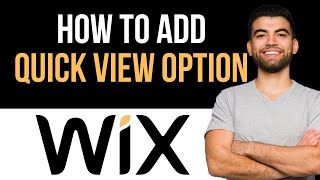 ✅ How to add Wix product quick view option for easy browsing (Full Guide)